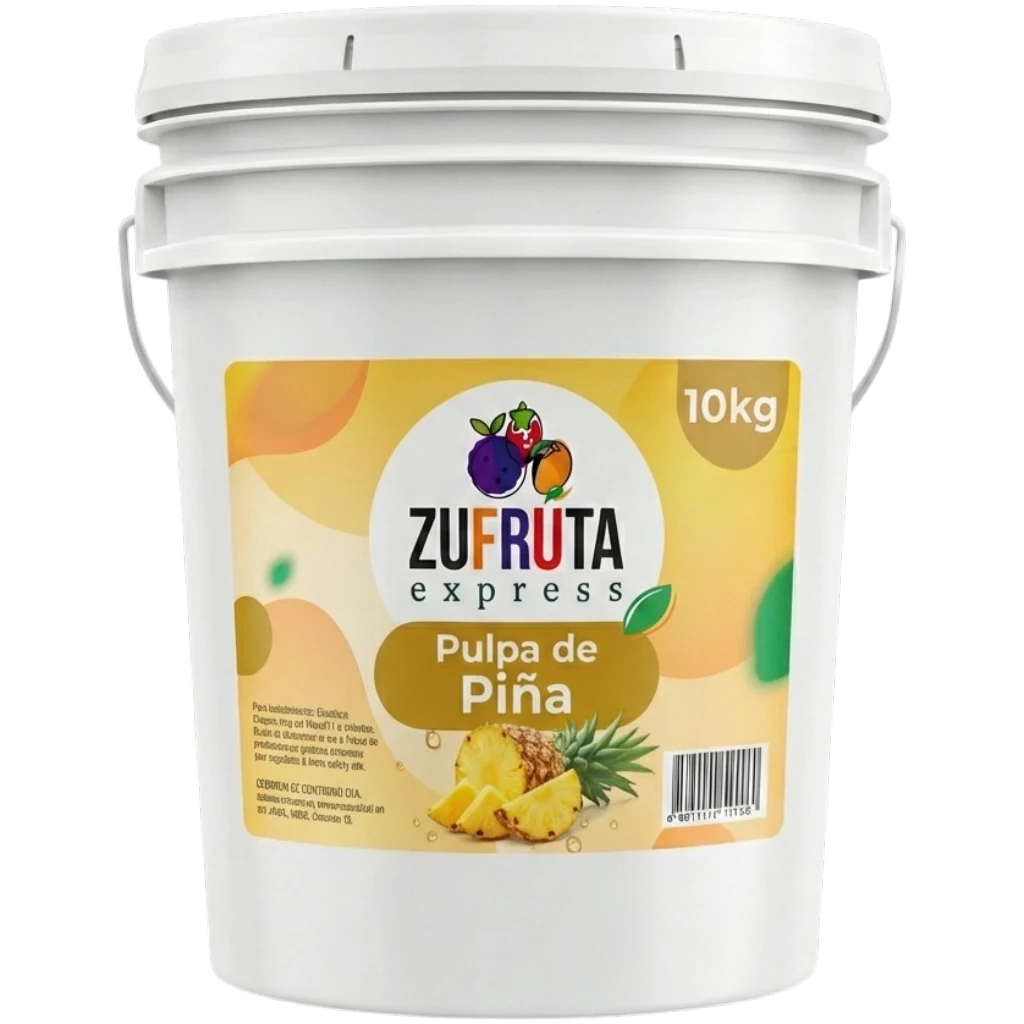 Cubeta de 10 kg de pulpa Zufruta Express para alto volumen