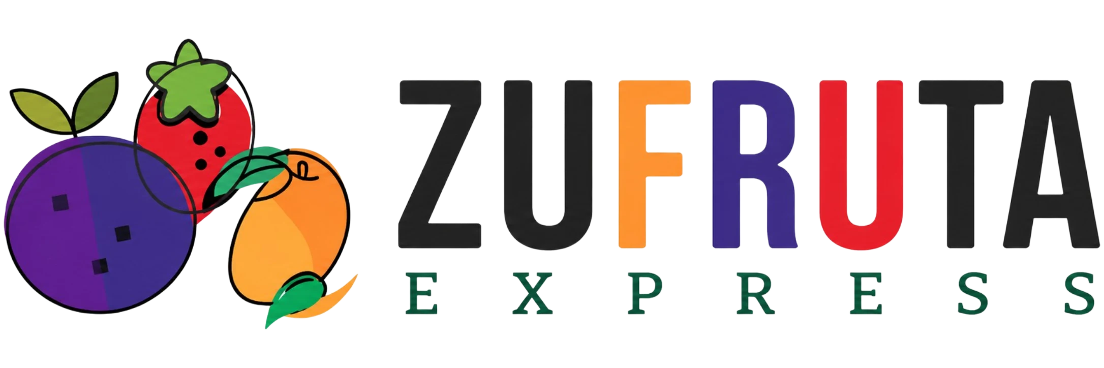 Logo de Zufruta Express, fruta congelada IQF y pulpas de fruta